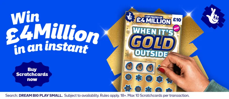 When it's Gold outside Scratchcards