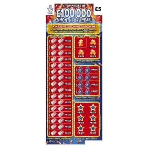 A Month For a Year Scratchcard