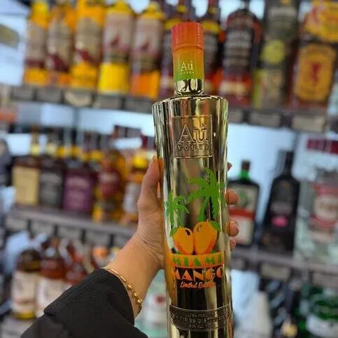AU Vodka Miami Mango 70cl
