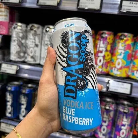 Dragon Soop Vodka Ice Blue Raspberry 500ml