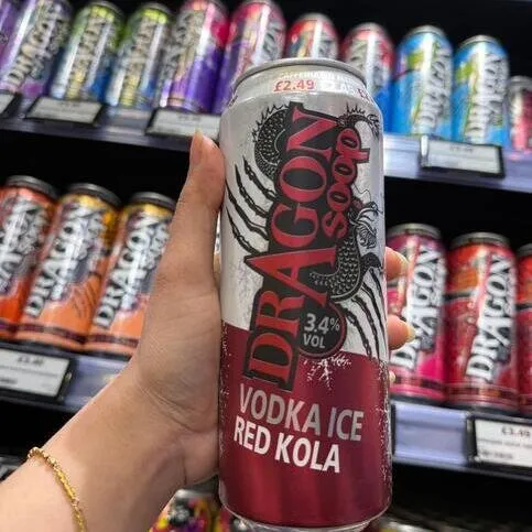Dragon Soop Vodka Ice Red Kola