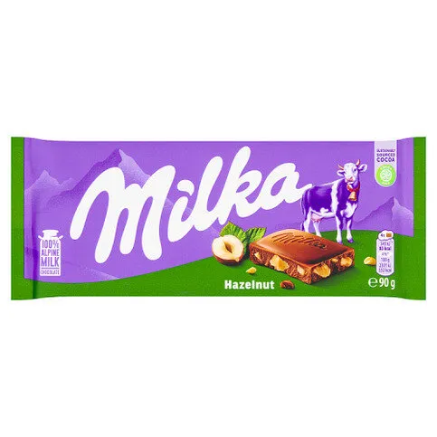 Milka Hazelnut 90g