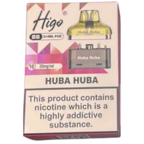 Higo BB4000 Prefilled Pods Hubba Bubba 2 + 4ml