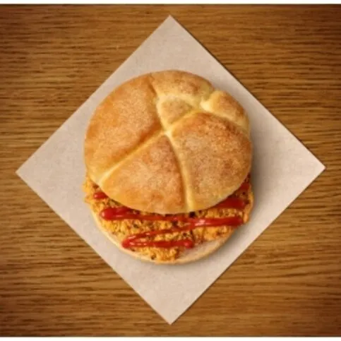 Rollover Southern Fried Chicken Burger