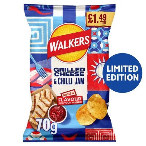 Walkers Grilled Cheese & Chilli Crisps