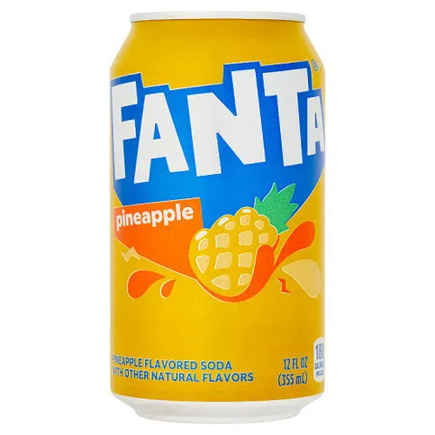 Fanta Pineapple Flavored Soda 355ml