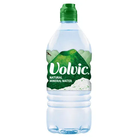 Volvic Natural Bottled Mineral Still Water 1L