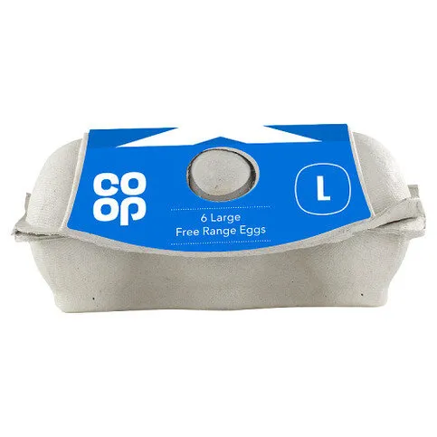 Co-op 6 Large Free Range Eggs