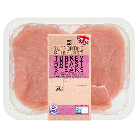 Co-op Turkey Breast Steaks 250g