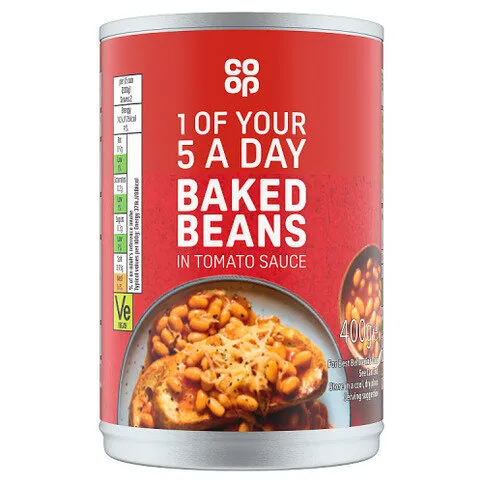 Co-op Baked Beans in Tomato Sauce 400g