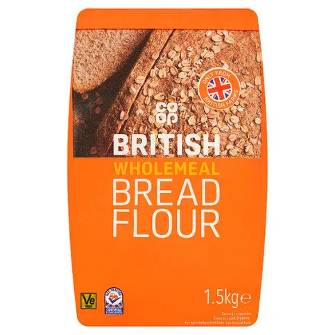 Co-op British Wholemeal Bread Flour 1.5kg