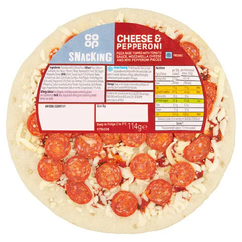 Co-op Snacking Cheese & Pepperoni 114g