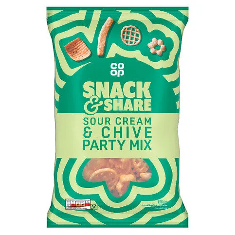 Co-op Sour Cream & Chive Party Mix 150g
