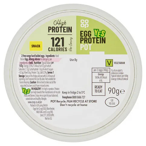 Co-op Egg Protein Pot 90g