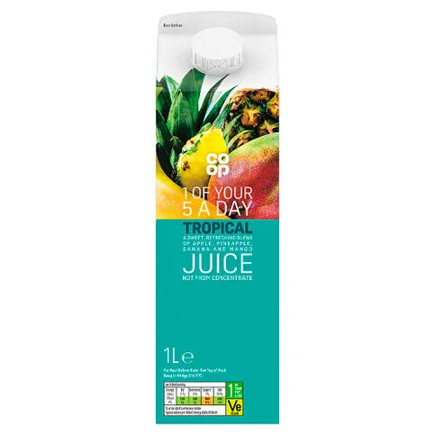 Co-op Tropical Juice 1L