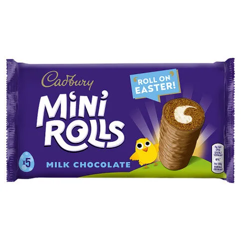 Cadbury 5 Milk Chocolate Mini Rolls