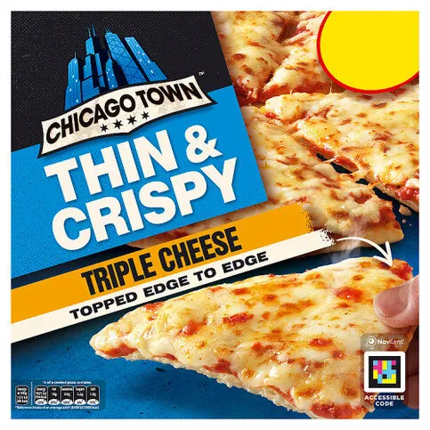 Chicago Town Thin & Crispy Triple Cheese 305g