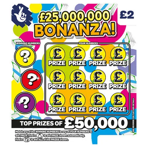 National Lottery £2 £50,000 £25,000,000 Bonanza! Scratchcard Game
