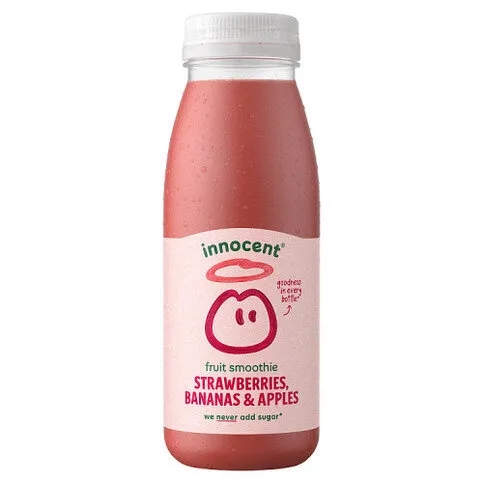 innocent Strawberries, Bananas & Apples Smoothie 250ml