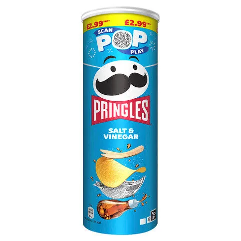 Pringles Salt & Vinegar 165g