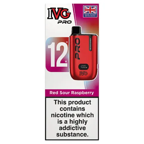 IVG Pro Red Sour Raspberry 12ml