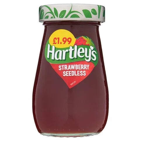 Hartley's Strawberry Seedless 300g