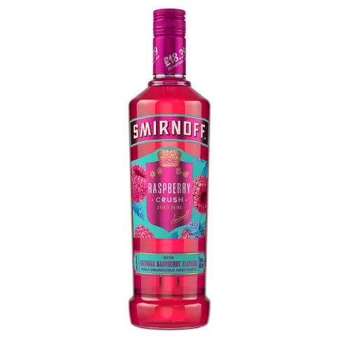 Smirnoff Raspberry Crush Flavoured Spirit Drink 35% vol 70cl PMP £18.39