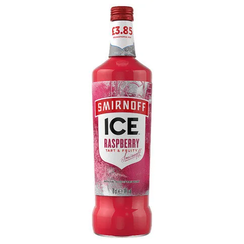 Smirnoff Ice Raspberry 4% vol Ready To Drink Premix 70cl Bottle PMP £3.85