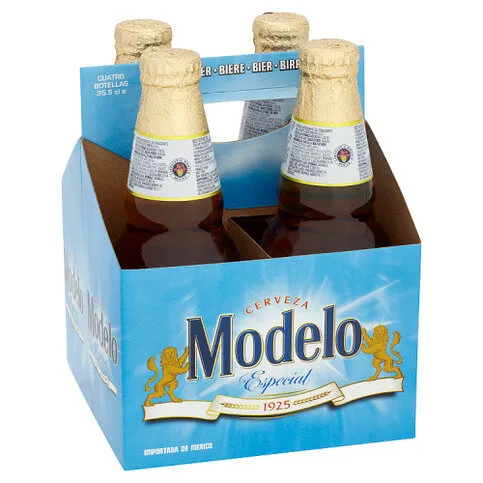 Modelo Especial Mexican Lager Beer Bottles 4 x 355ml
