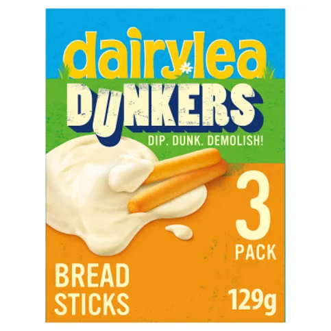 Dairylea Dunkers Bread Sticks 3 x 43g