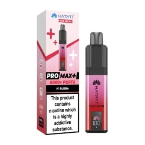 Hayati Pro Max 6k Puffs Hubba Bubba 20mg