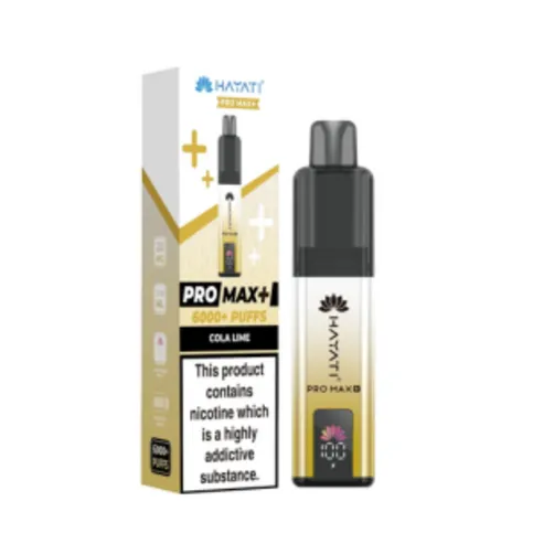 Hayati Pro Max Plus 6000 Puff Kit Cola Lime 20mg