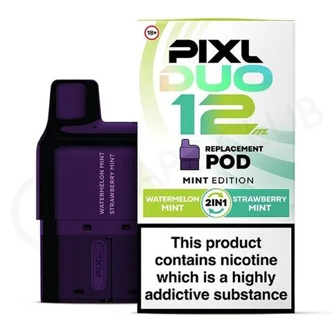 Pixl Duo 12 Prefilled Pods  Mint Edition