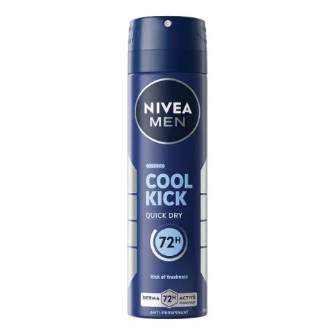 NIVEA NIVEA MEN 72h Cool Kick Anti-perspirant Spray 150ml 150ML