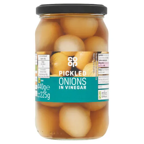 Co-op Pickled Onions in Vinegar 440g