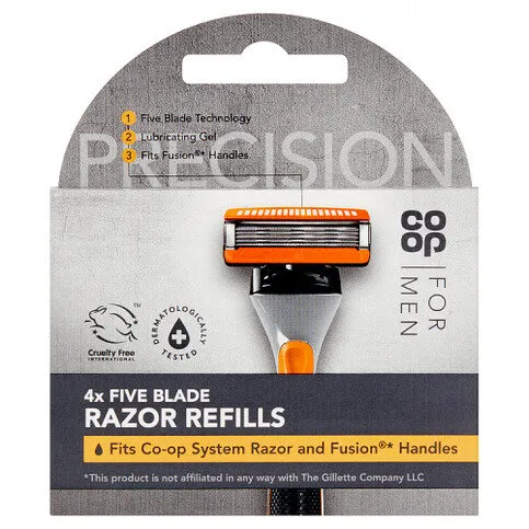 Co-op for Men Precision 4x Five Blade Razor Refills