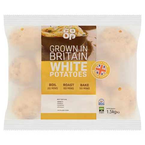 Co-op White Potatoes 1.5kg