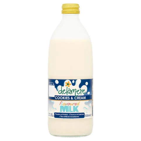 Delamere Cookies & Cream Flavoured Milk 500ml