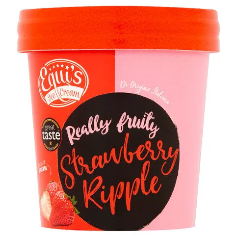 Equi's Ice Cream Strawberry Ripple 120ml