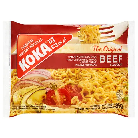 Koka Oriental Instant Noodles The Original Beef Flavour 85g